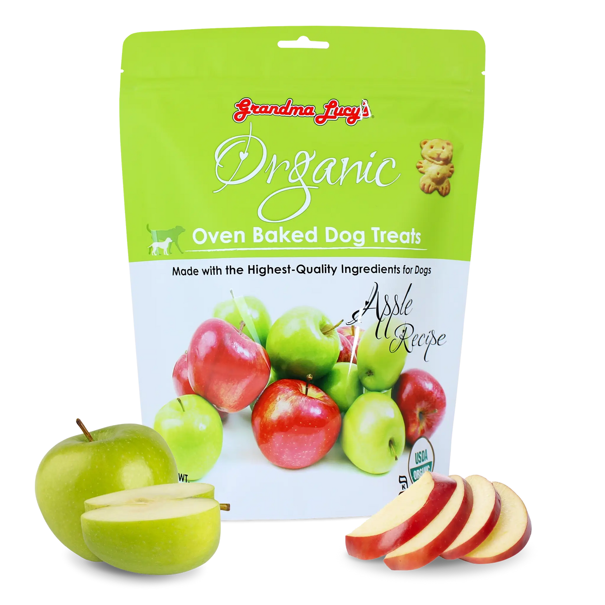 Grandma Lucy's Organic Apple Oven-Baked Dog Treats