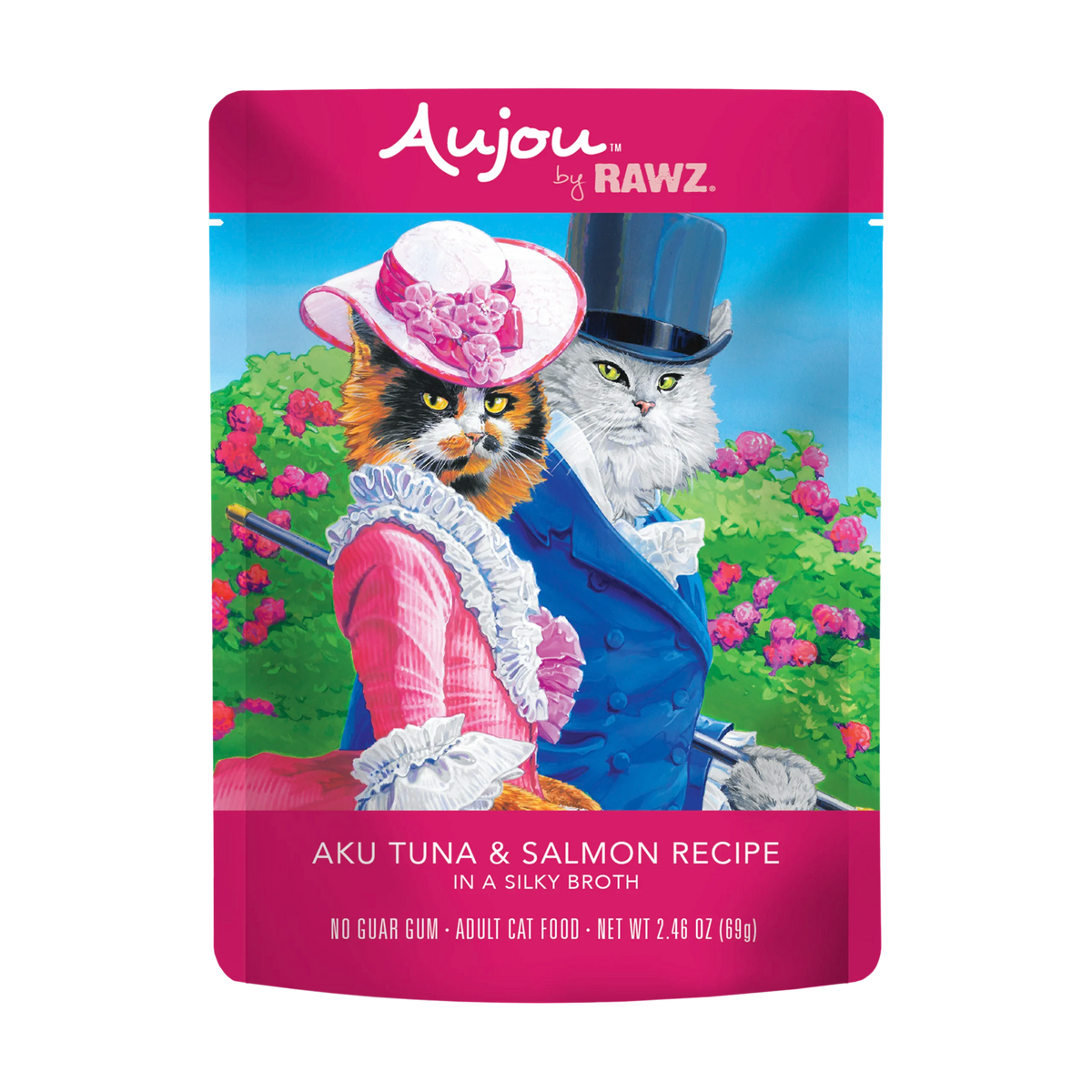 Rawz Aujou Aku Tuna & Salmon Cat Food Pouch