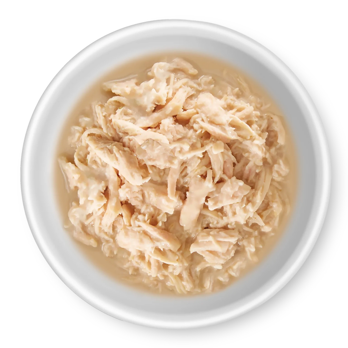 RAWZ Shredded Pouch Chicken Breast & Coconut Oil Cat Food Recipe – food served in a bowl