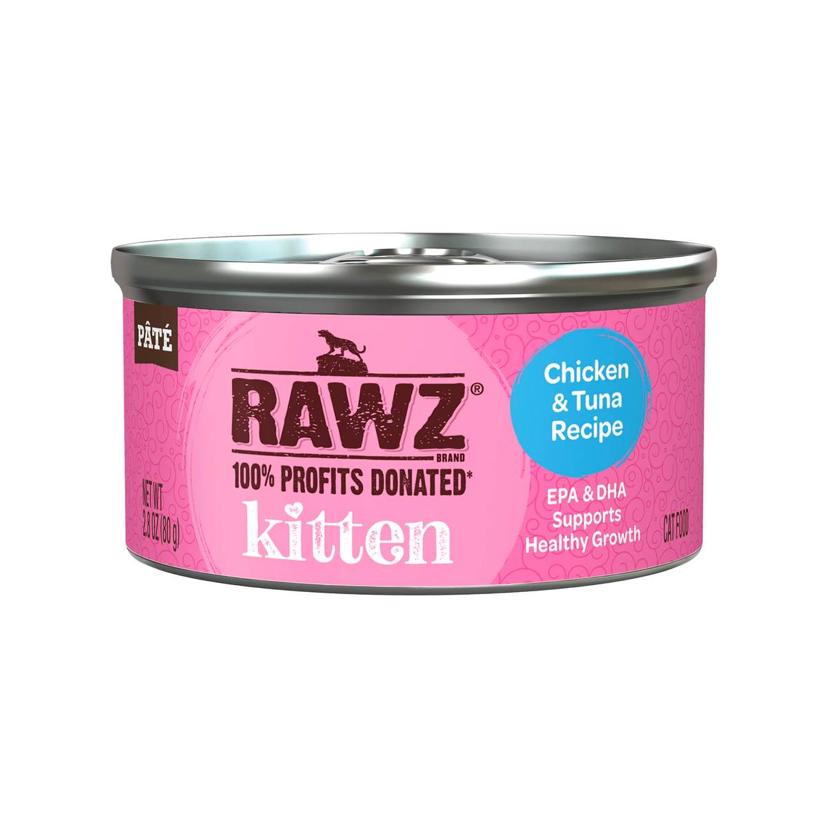 Rawz Kitten Chicken & Tuna Pâté Canned Cat Food