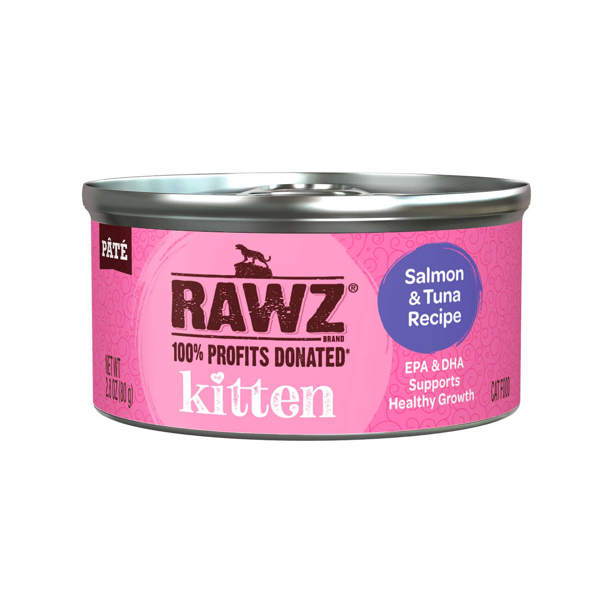 Rawz Kitten Salmon & Tuna Pâté Canned Cat Food