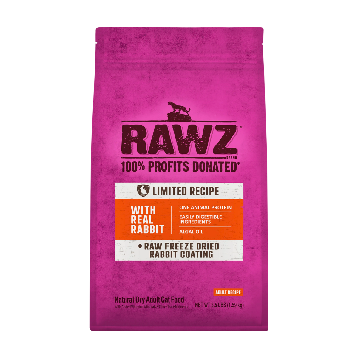 Rawz Limited Ingredient Rabbit Dry Cat Food