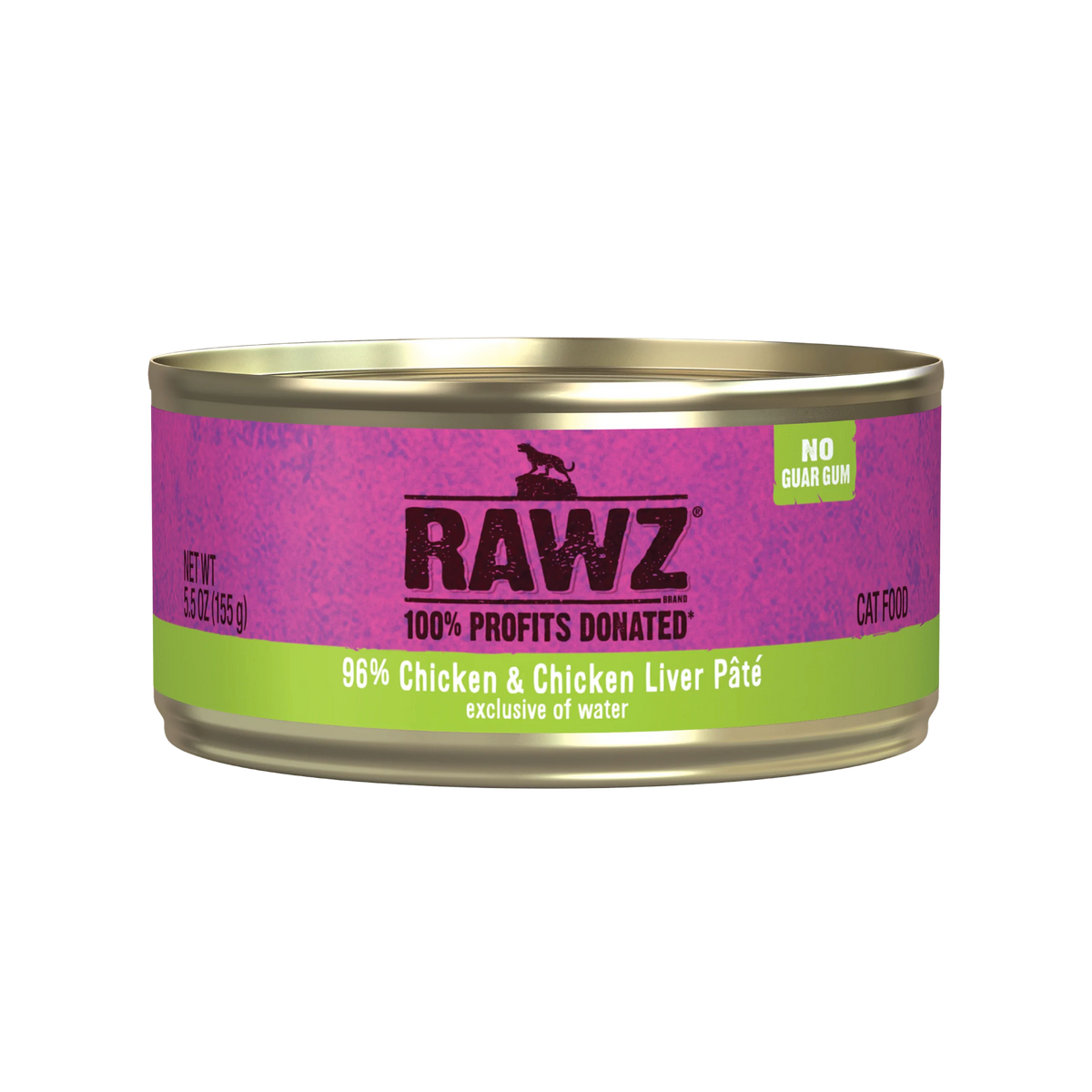 Rawz 96% Chicken & Chicken Liver Pâté Canned Cat Food