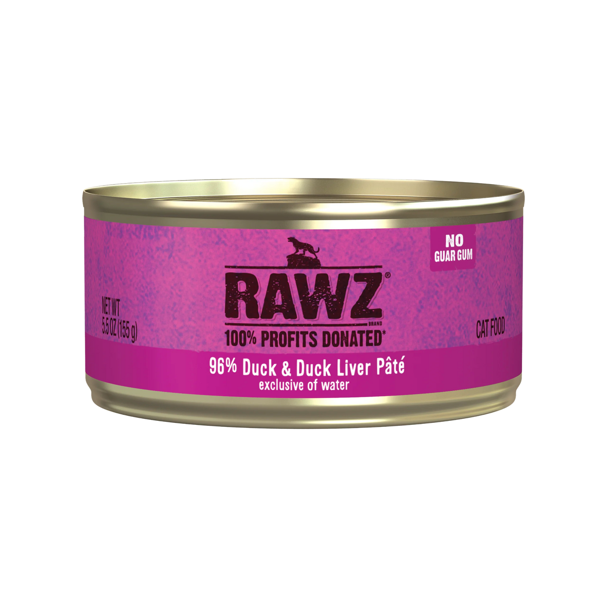 Rawz 96% Duck & Duck Liver Pâté Canned Cat Food