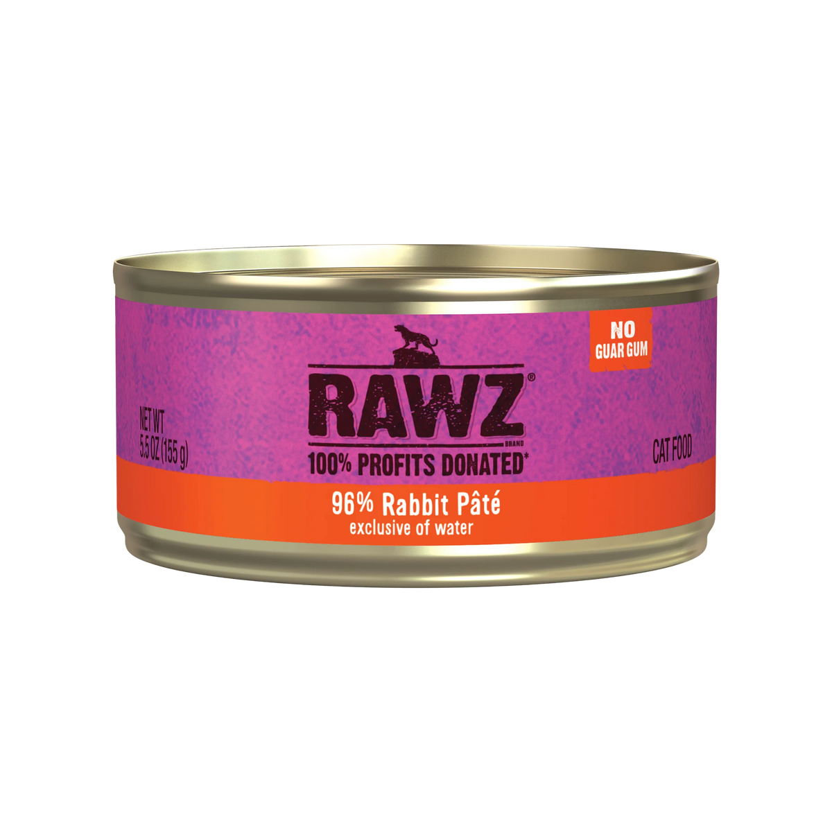 Rawz 96% Rabbit Pâté Canned Cat Food