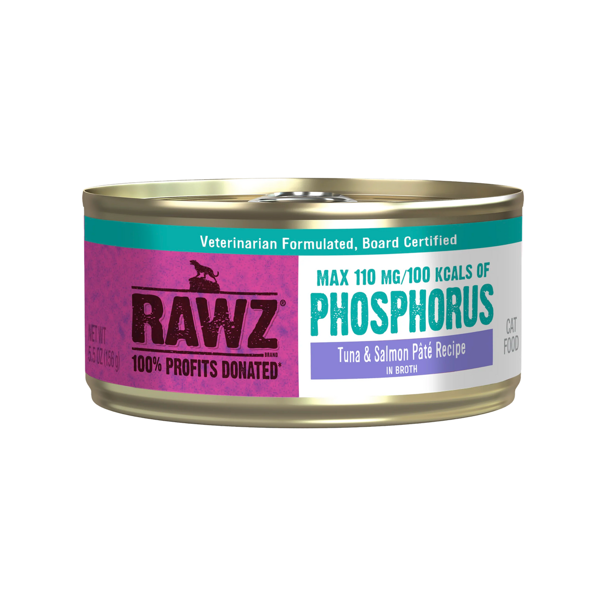 Rawz Reduced Phosphorus Tuna & Salmon Pâté Canned Cat Food