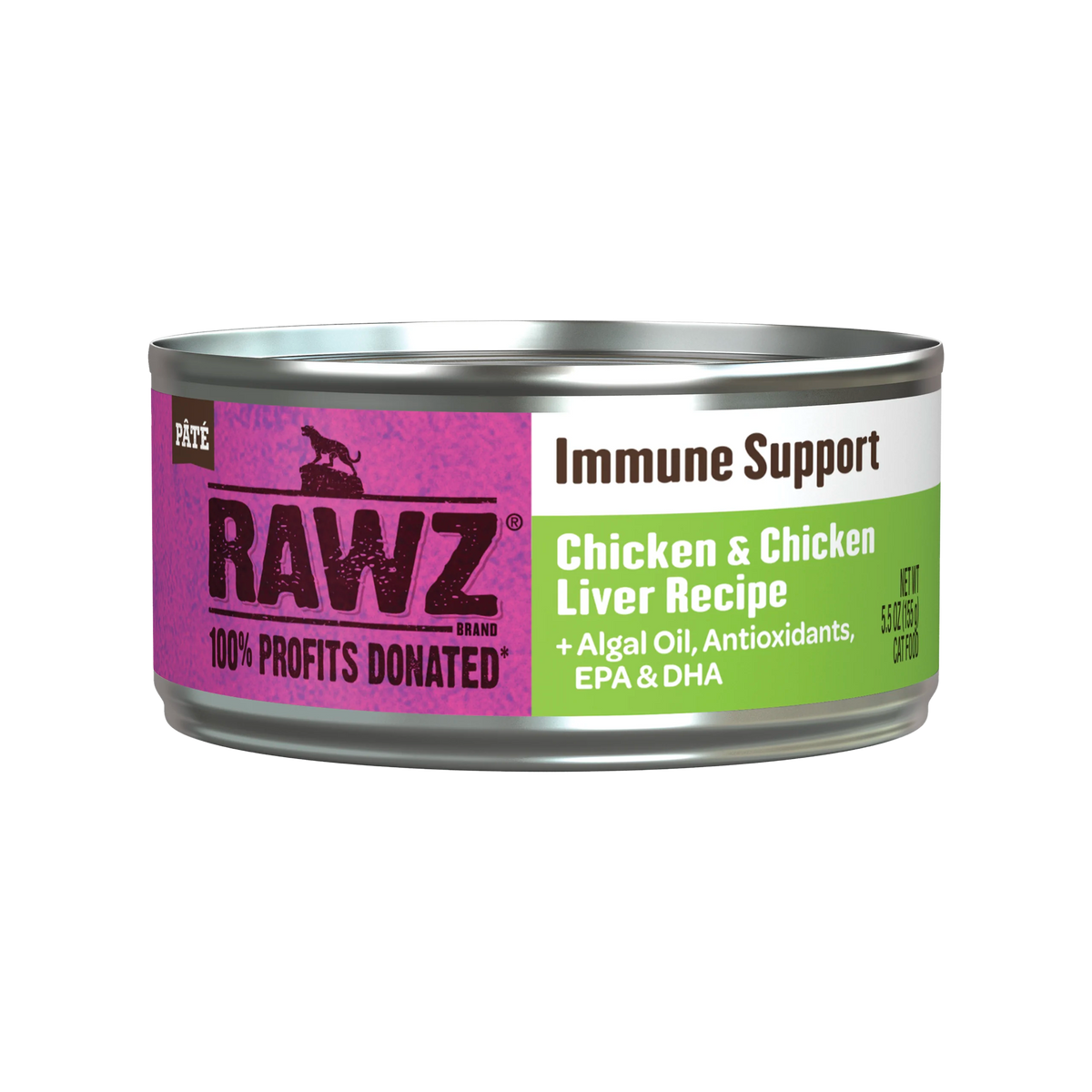 Rawz Immune Support Chicken & Chicken Liver Pâté Canned Cat Food