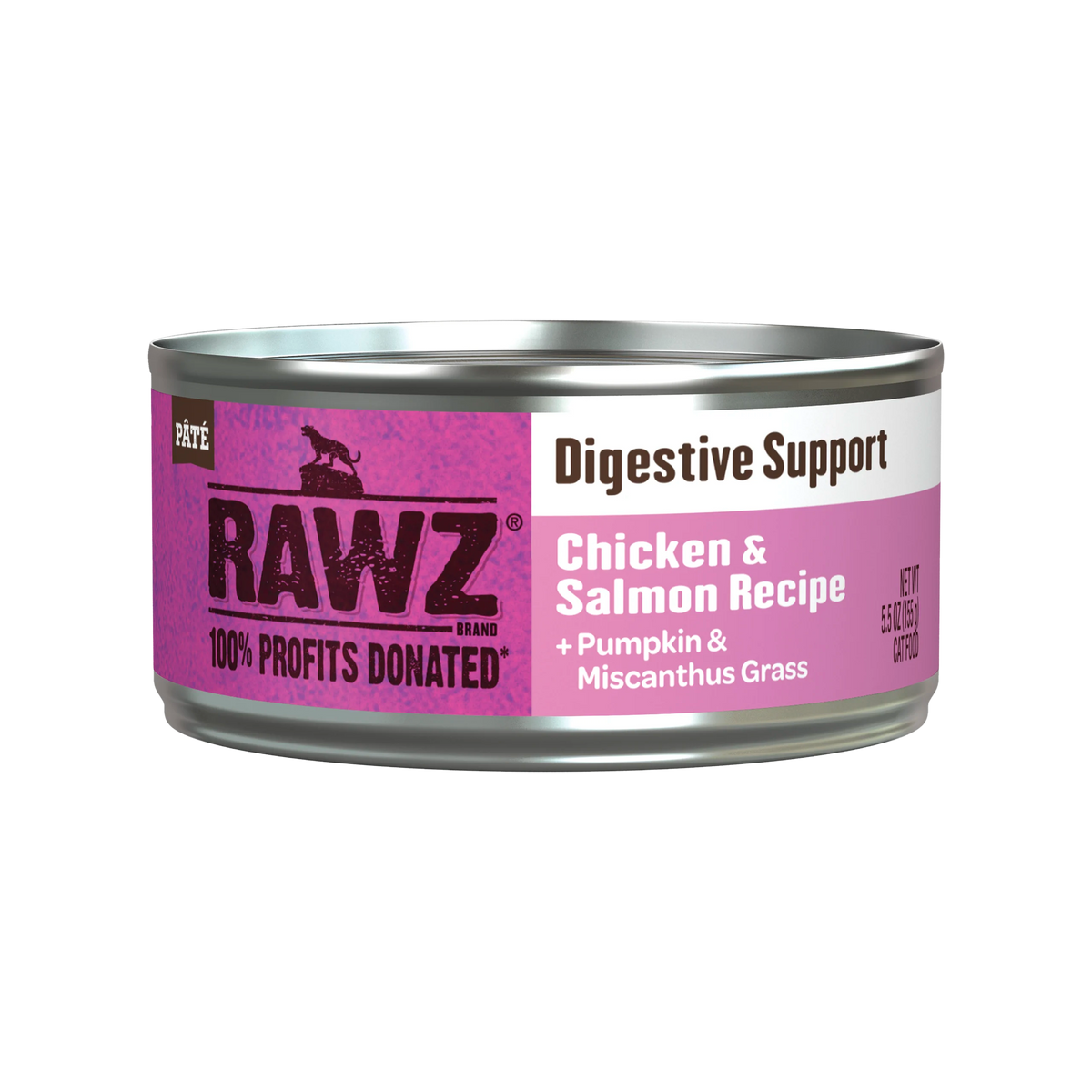 Rawz Digestive Support Chicken & Salmon Pâté Canned Cat Food