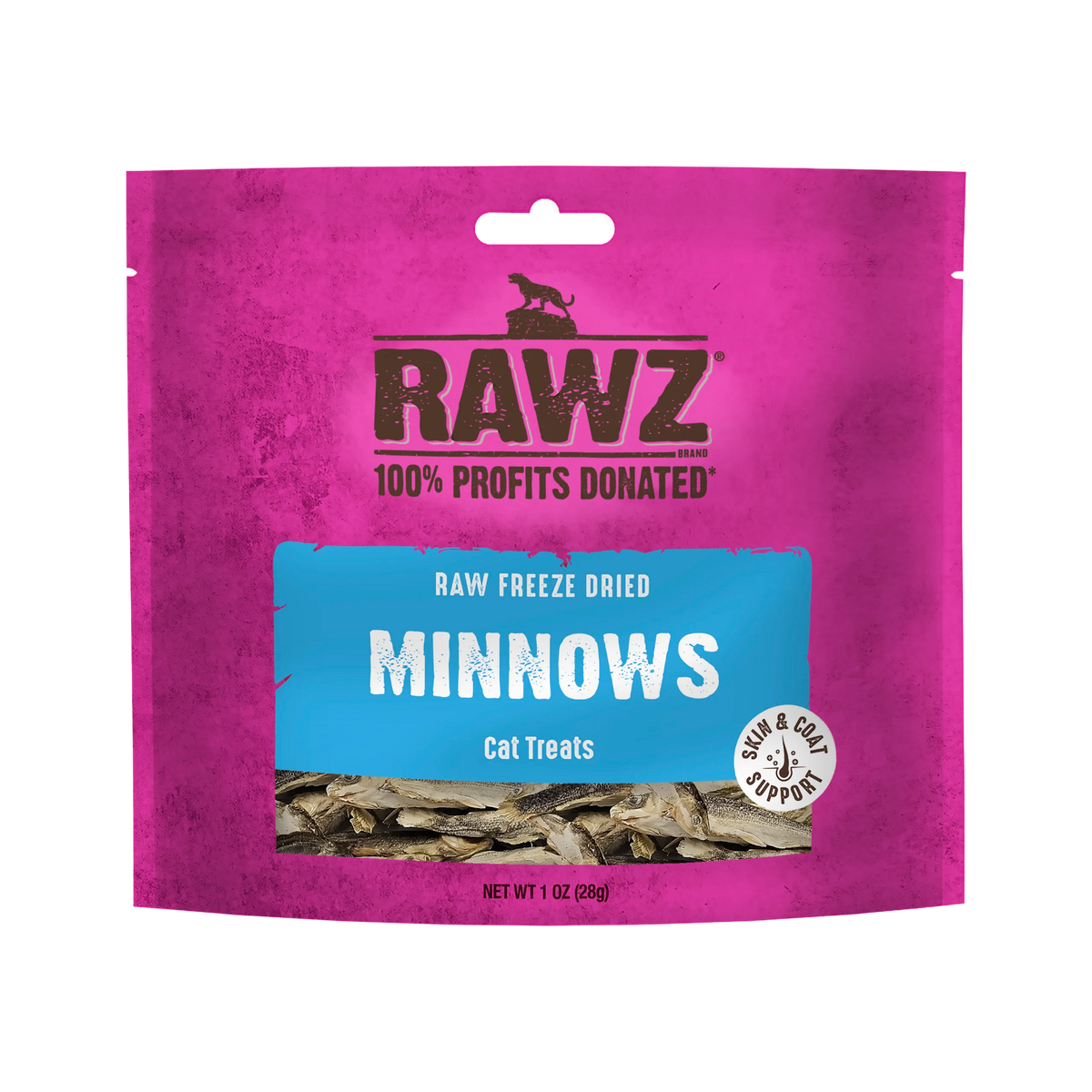 Rawz Freeze Dried Minnows Cat Treats