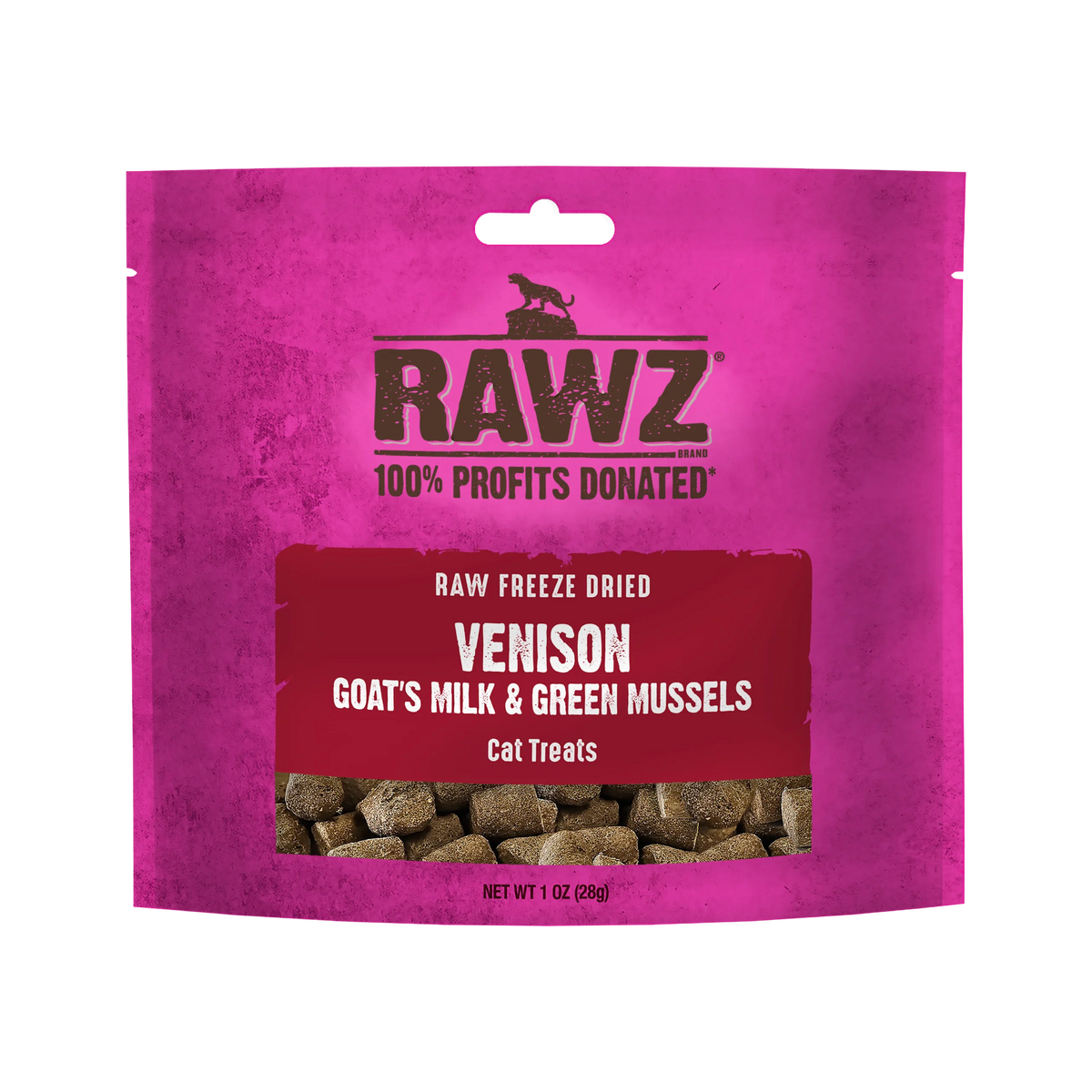 Rawz Freeze Dried Venison & Goat's Milk Cat Treats