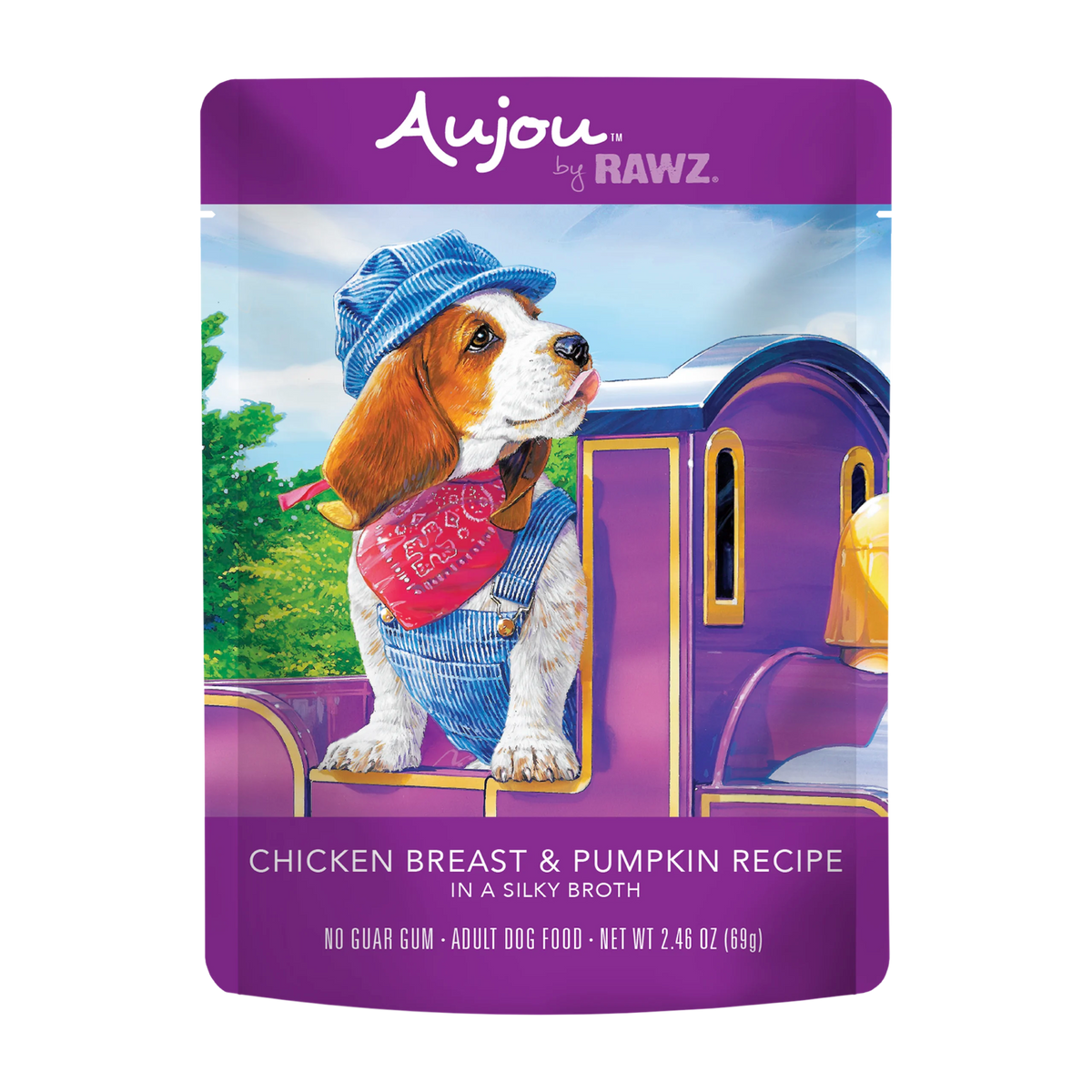 Rawz Aujou Chicken Breast & Pumpkin Dog Food Pouch