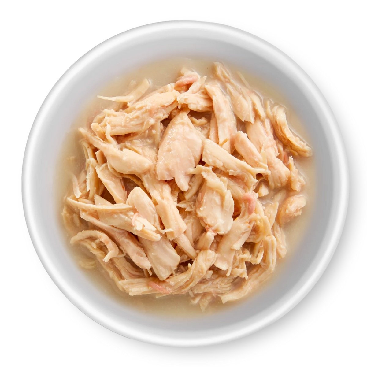 RAWZ Shredded Chicken Breast & New Zealand Green Mussels Dog Food Recipe – food served in a bowl