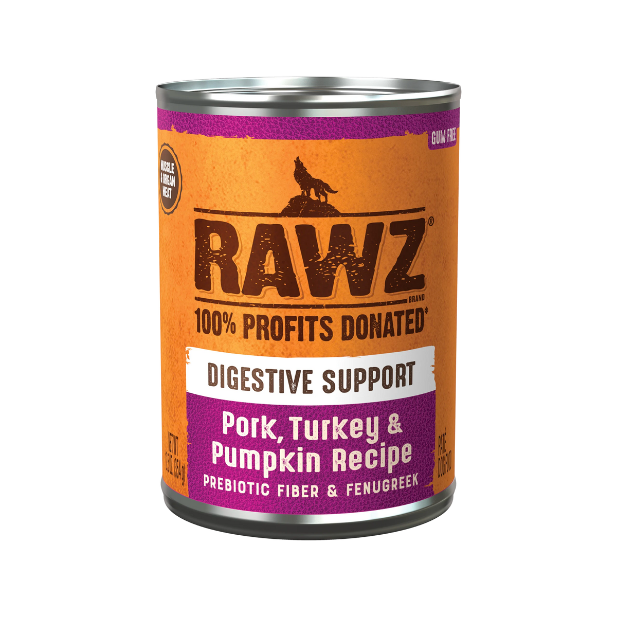 Rawz Digestive Support Pork, Turkey & Pumpkin Pâté Canned Dog Food