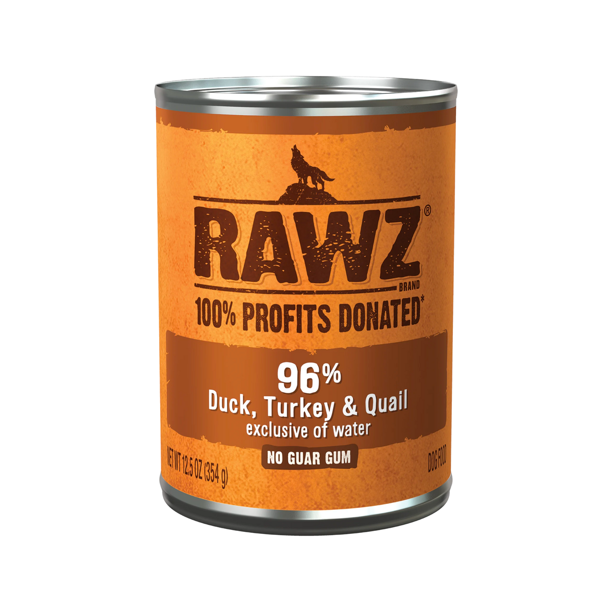 Rawz 96% Duck, Turkey & Quail Pâté Canned Dog Food