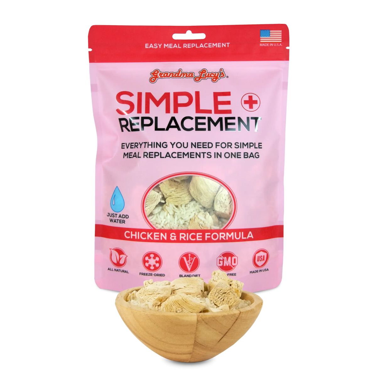 Grandma Lucy's Simple Replacement Chicken & White Rice Bland Diet for Dogs & Cats
