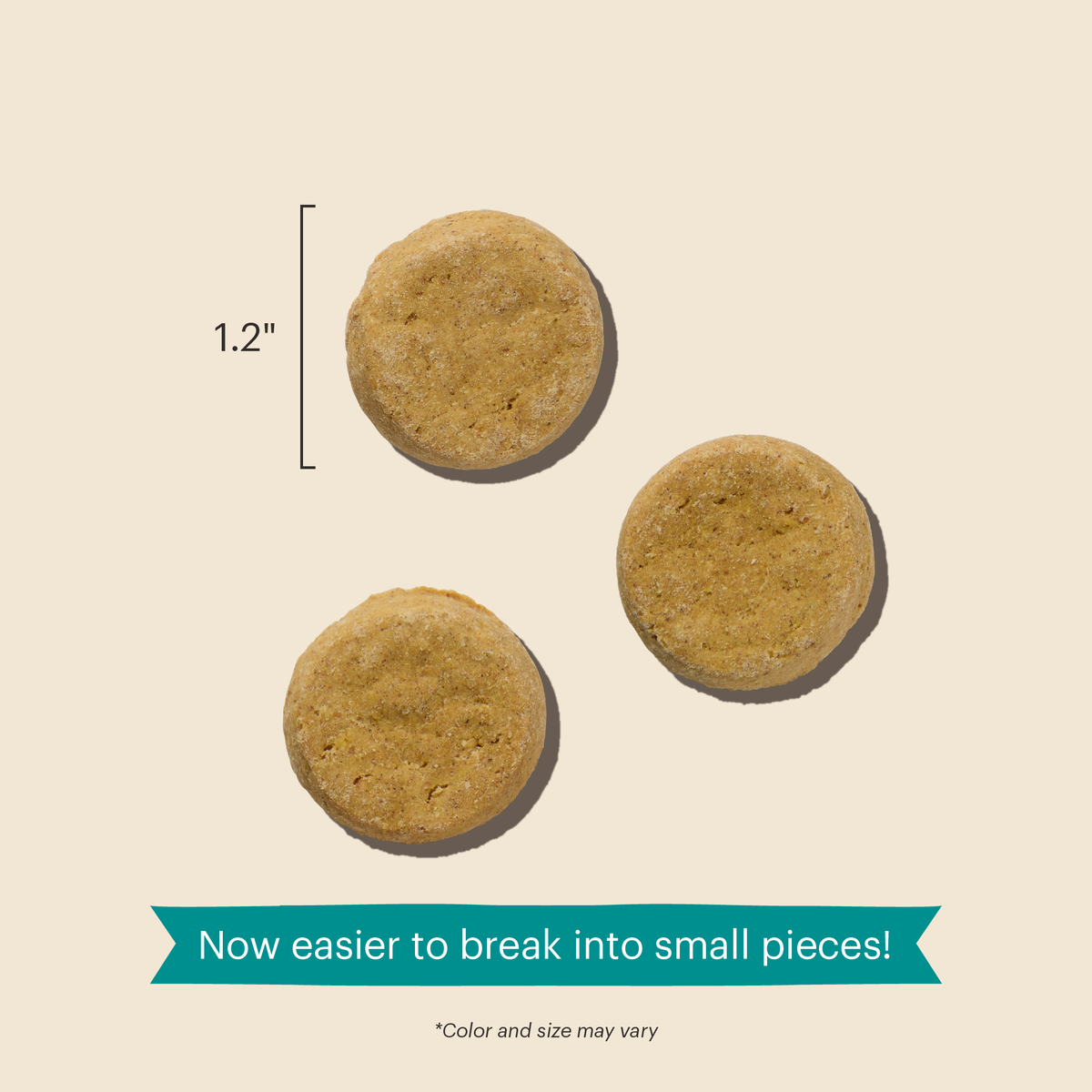 The Honest Kitchen Peanut Butter & Honey Goat's Milk N' Cookies Dog Treats
