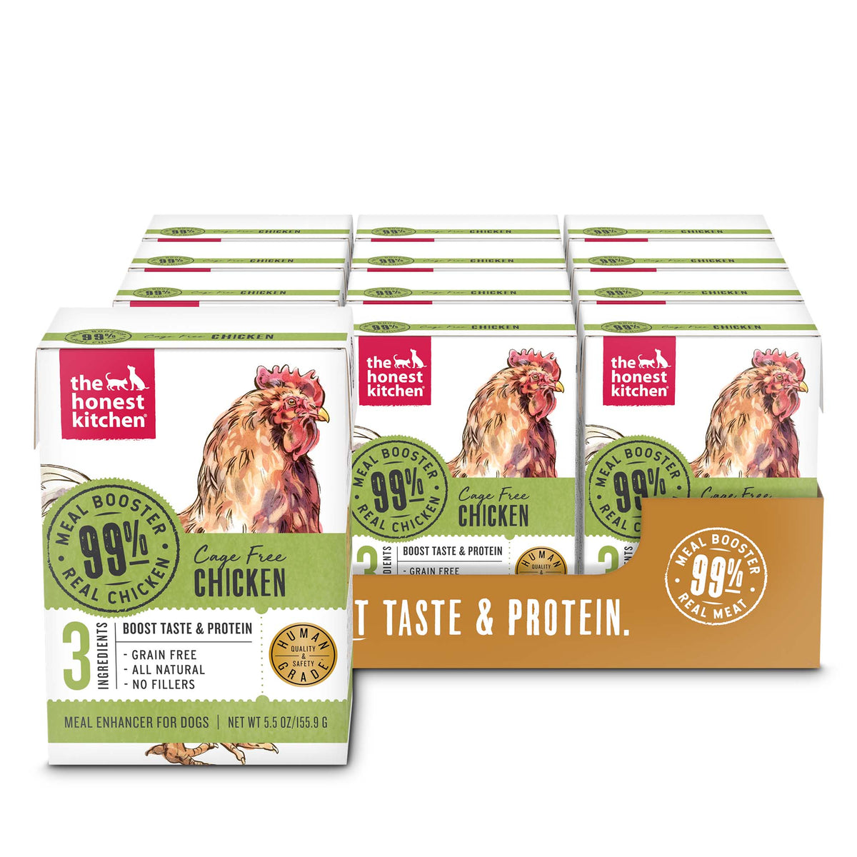 The Honest Kitchen Meal Booster - 99% Chicken Dog Food Topper