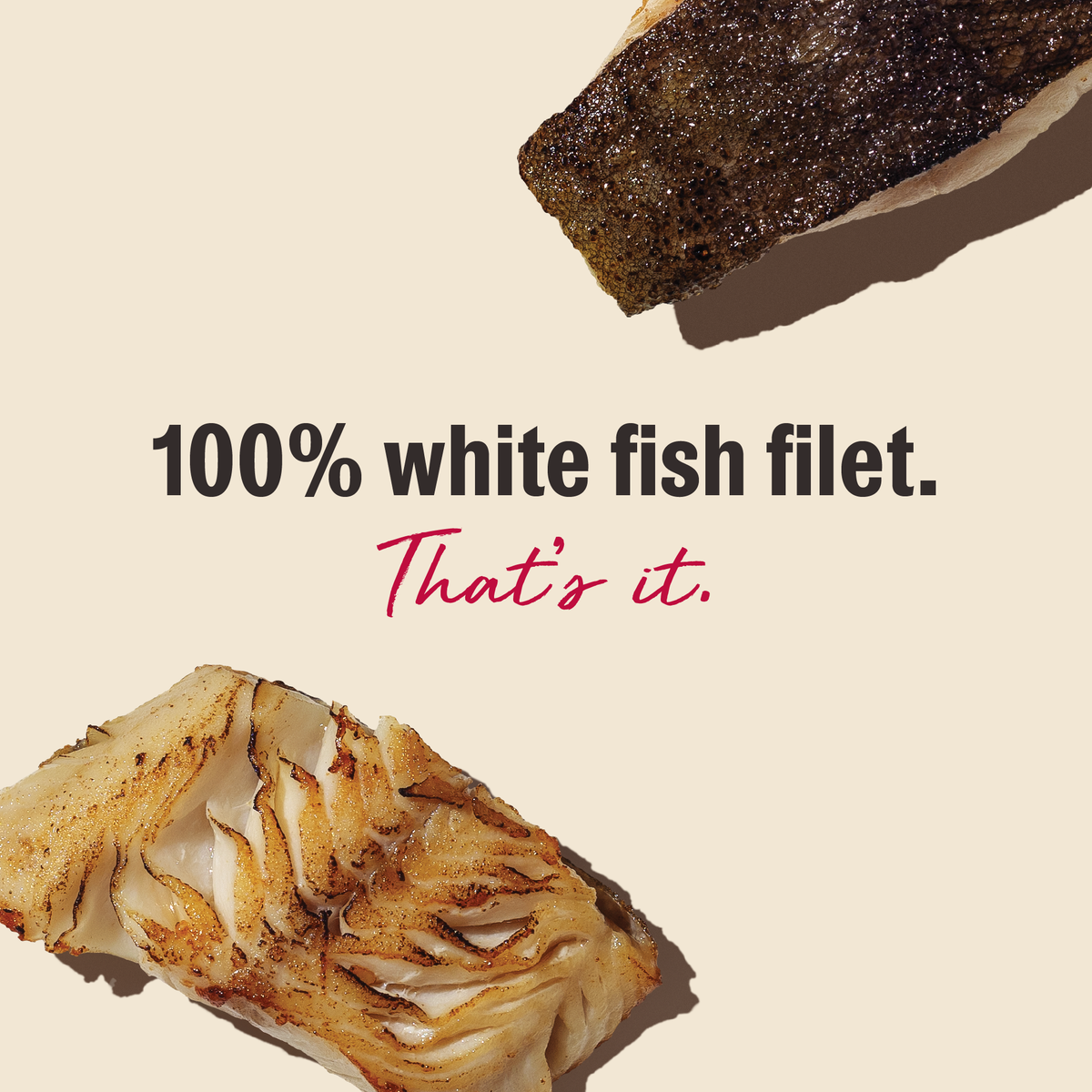 The Honest Kitchen Purely One: 100% White Fish Filets Dog Treats
