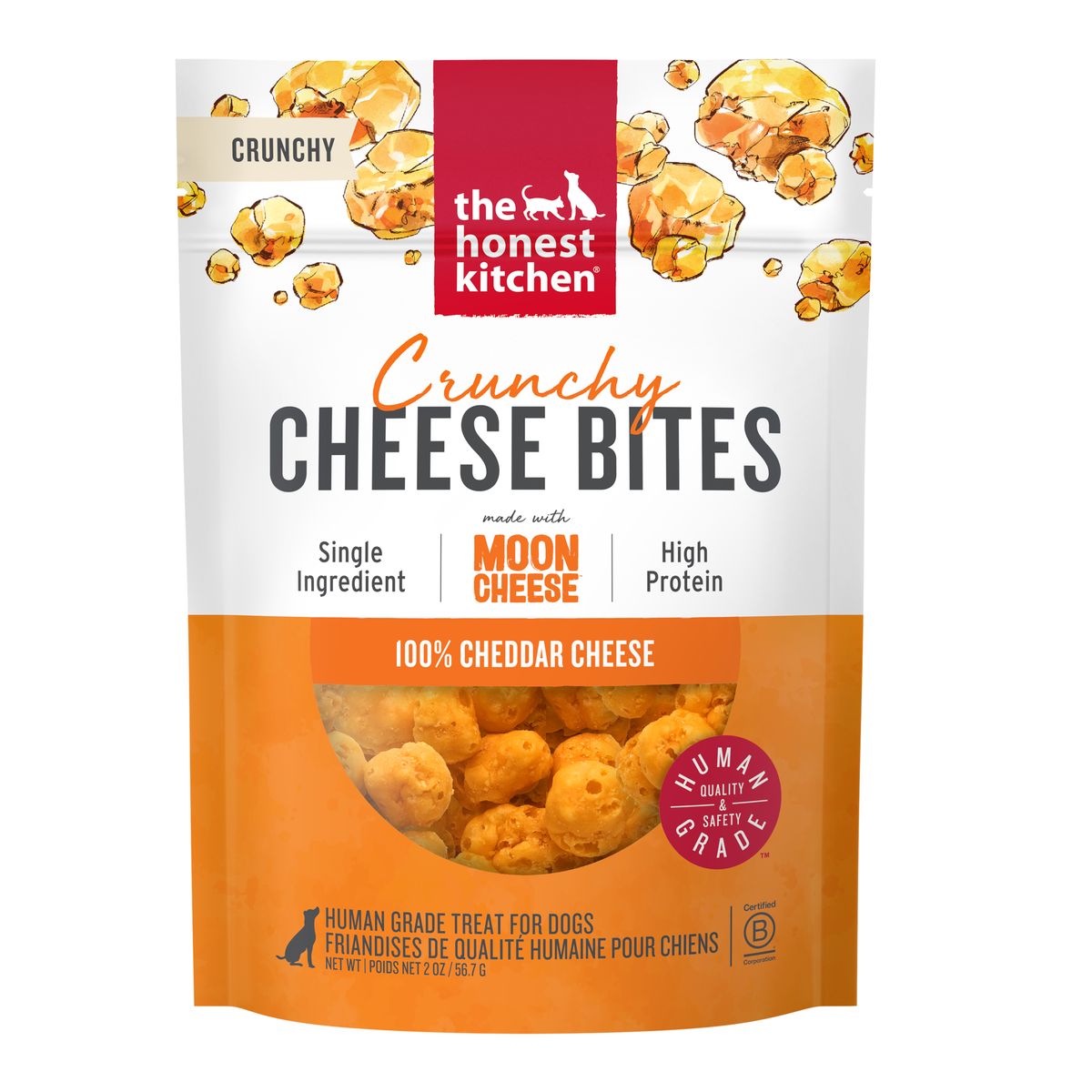 The Honest Kitchen Cheddar Cheese Bites Dog Treats