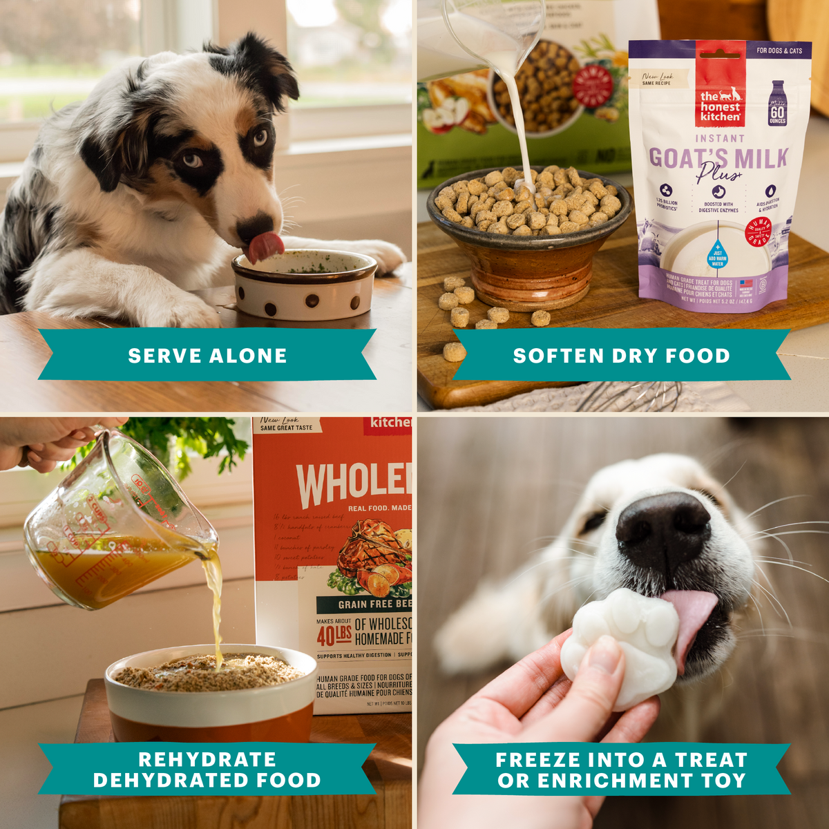 The Honest Kitchen Instant Goat's Milk Plus for Dogs