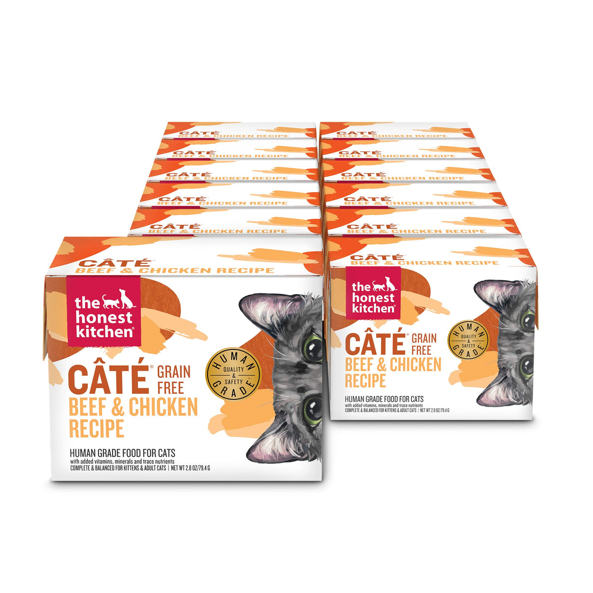 The Honest Kitchen Grain Free Beef & Chicken Câté (Pâté) Wet Cat Food