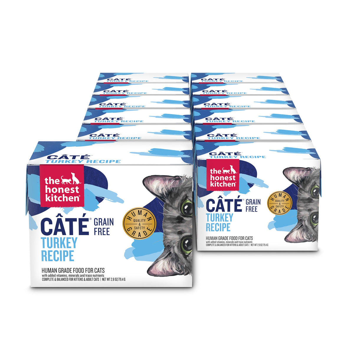 The Honest Kitchen Grain Free Turkey Câté (Pâté) Wet Cat Food