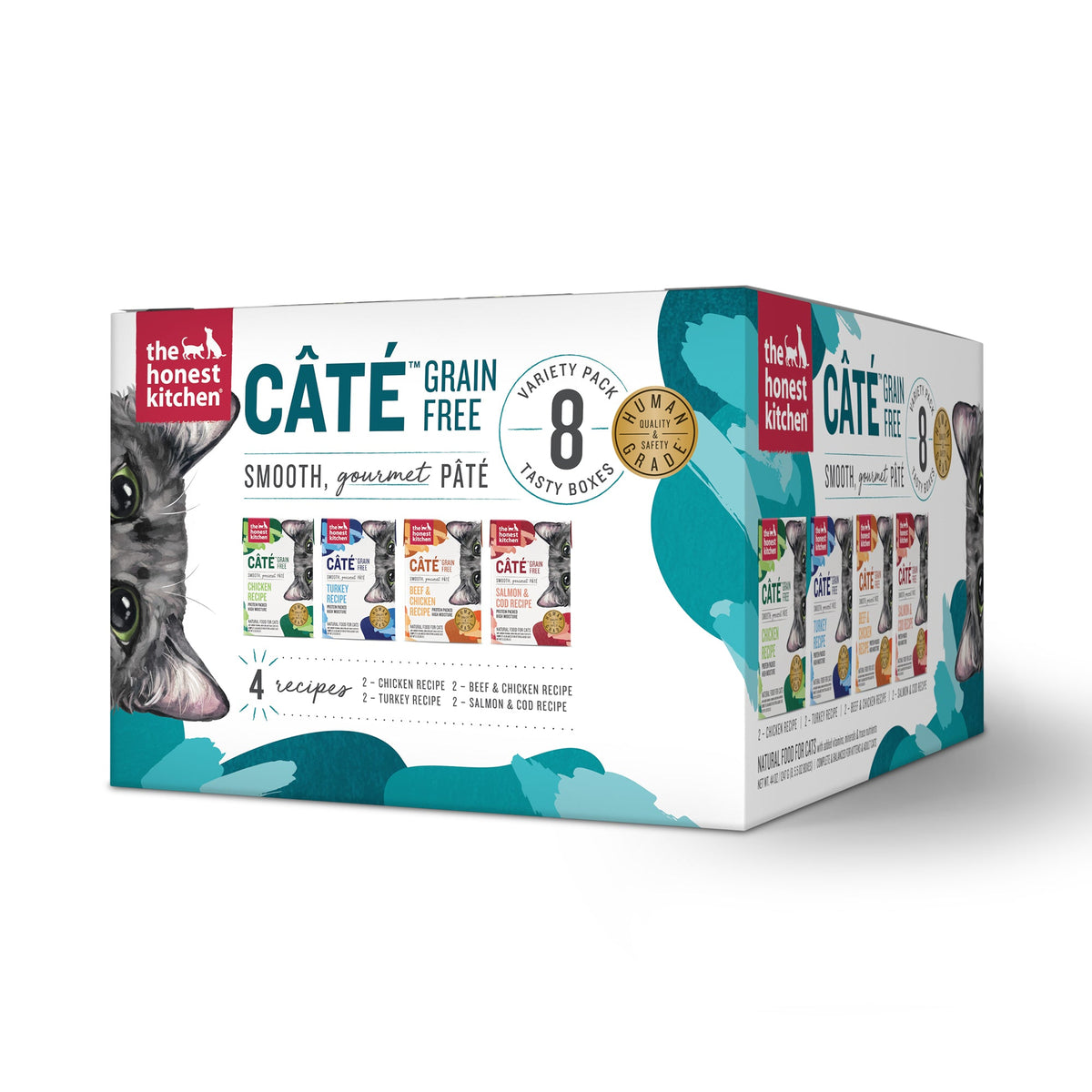 The Honest Kitchen Grain Free Câté (Pâté) Variety Pack Wet Cat Food