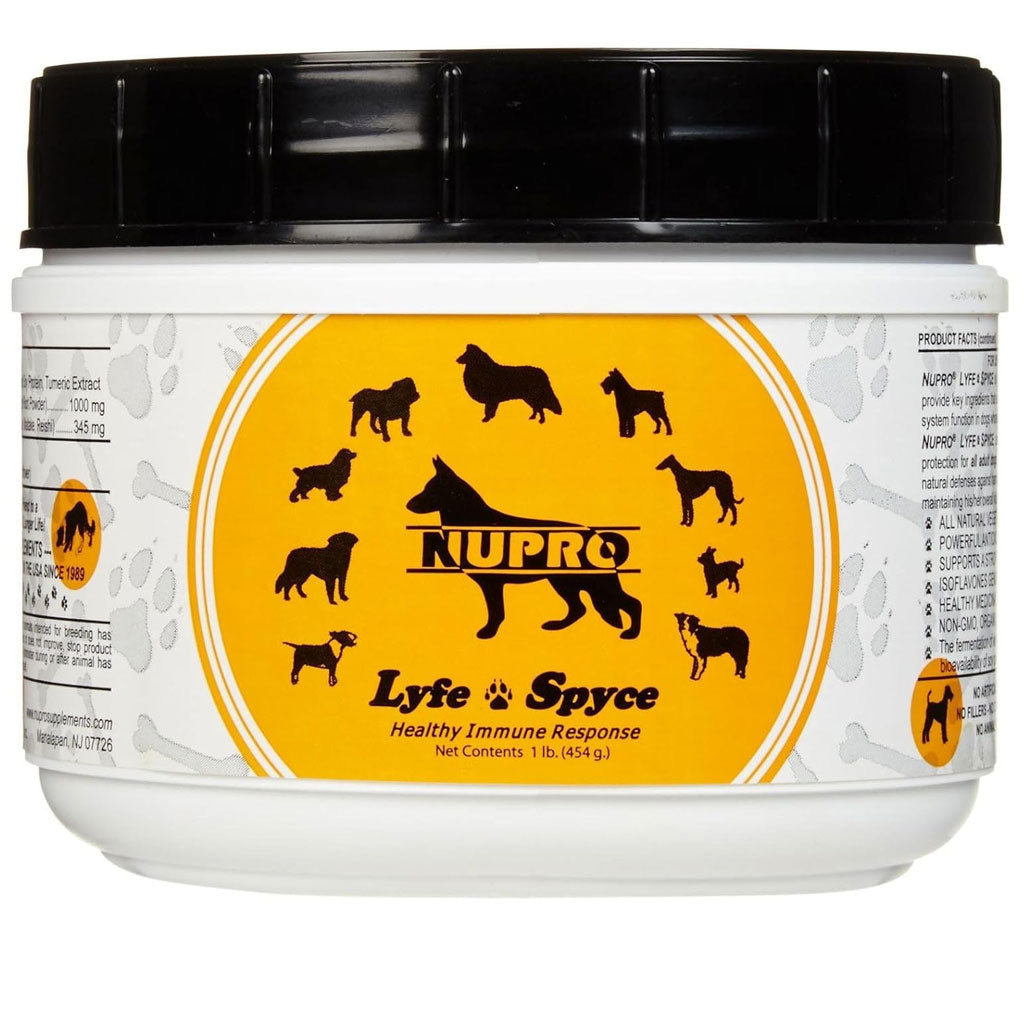 Nupro Lyfe-Spyce Turmeric & Mushroom Dog Supplement, 1 lb