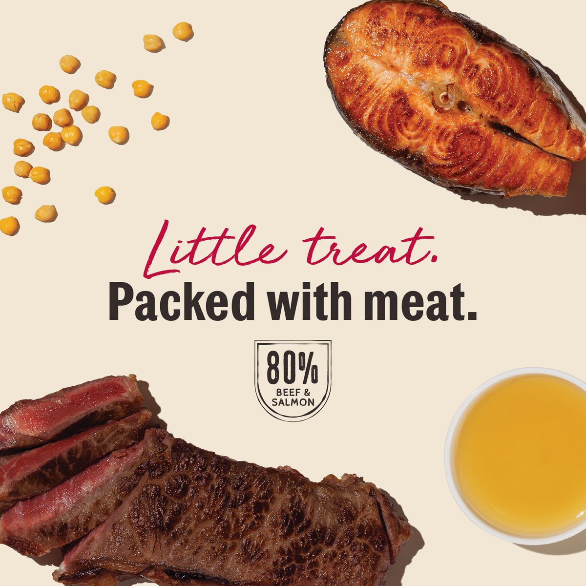 The Honest Kitchen Beef & Salmon Meaty Littles Dog Treats