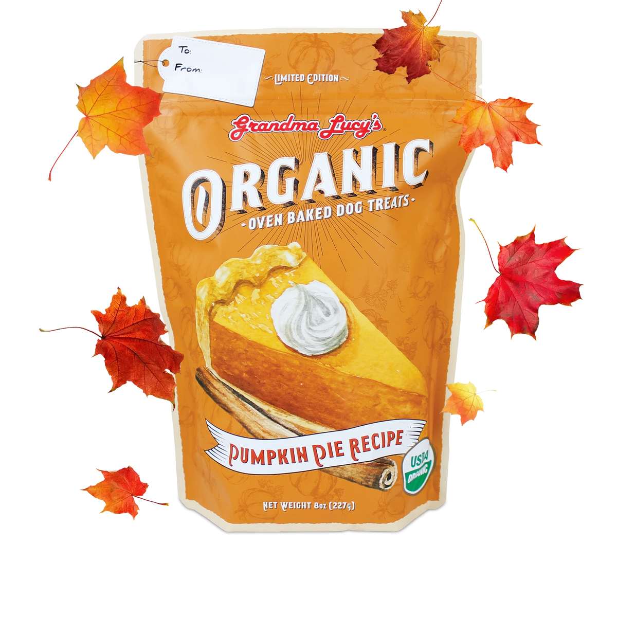 Grandma Lucy's Organic Pumpkin Pie Oven-Baked Dog Treats