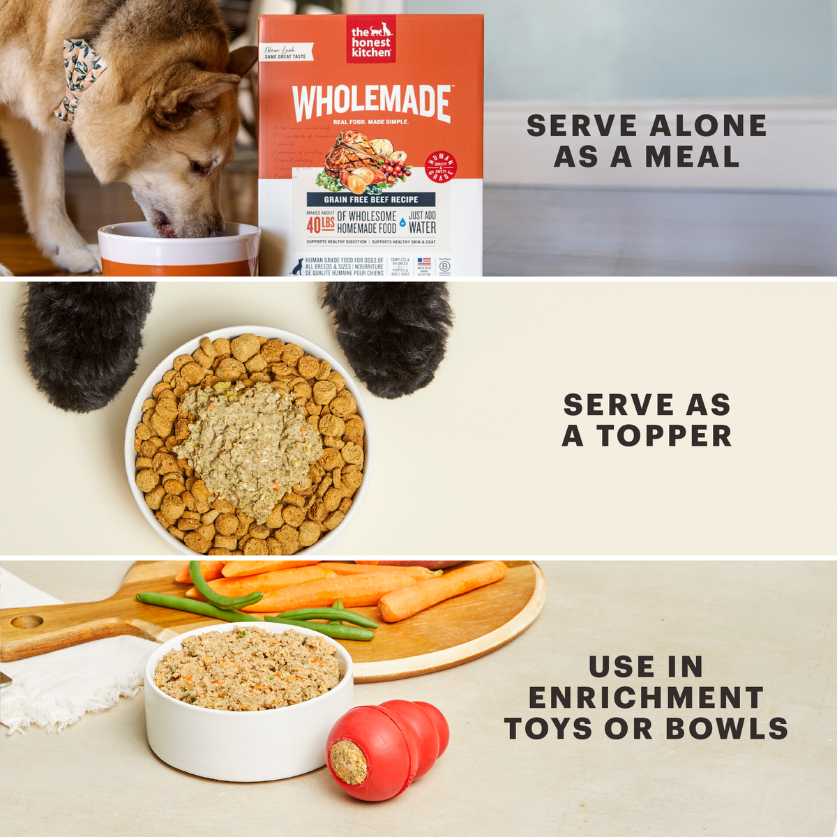 The Honest Kitchen Wholemade Grain Free Turkey Dehydrated Dog Food