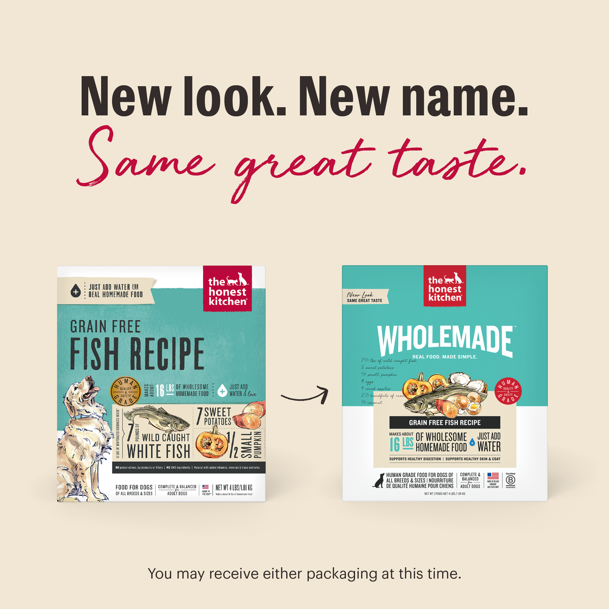 The Honest Kitchen Wholemade Grain Free Fish Dehydrated Dog Food