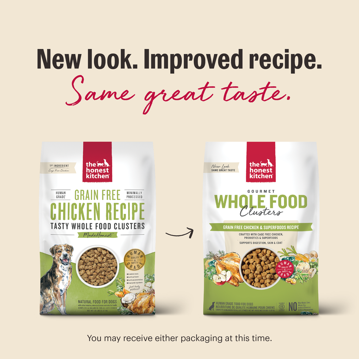 The Honest Kitchen Grain Free Chicken Whole Food Clusters Dry Dog Food