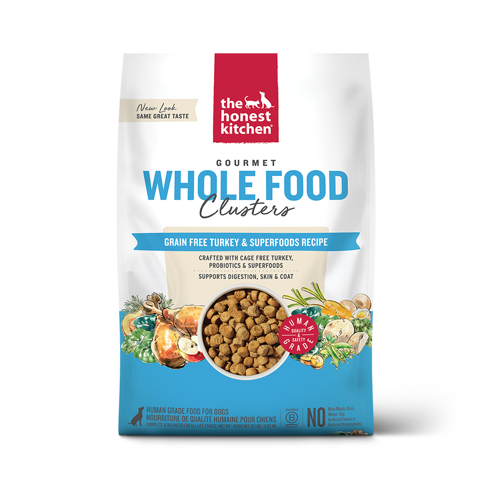 The Honest Kitchen Grain Free Turkey Whole Food Clusters Dry Dog Food