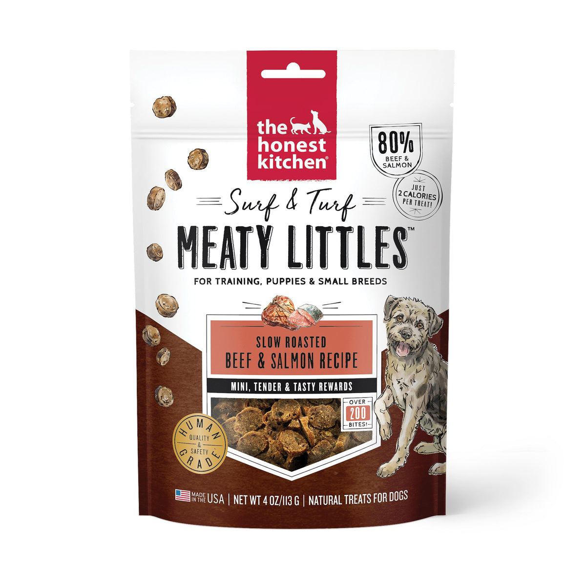 The Honest Kitchen Beef & Salmon Meaty Littles Dog Treats
