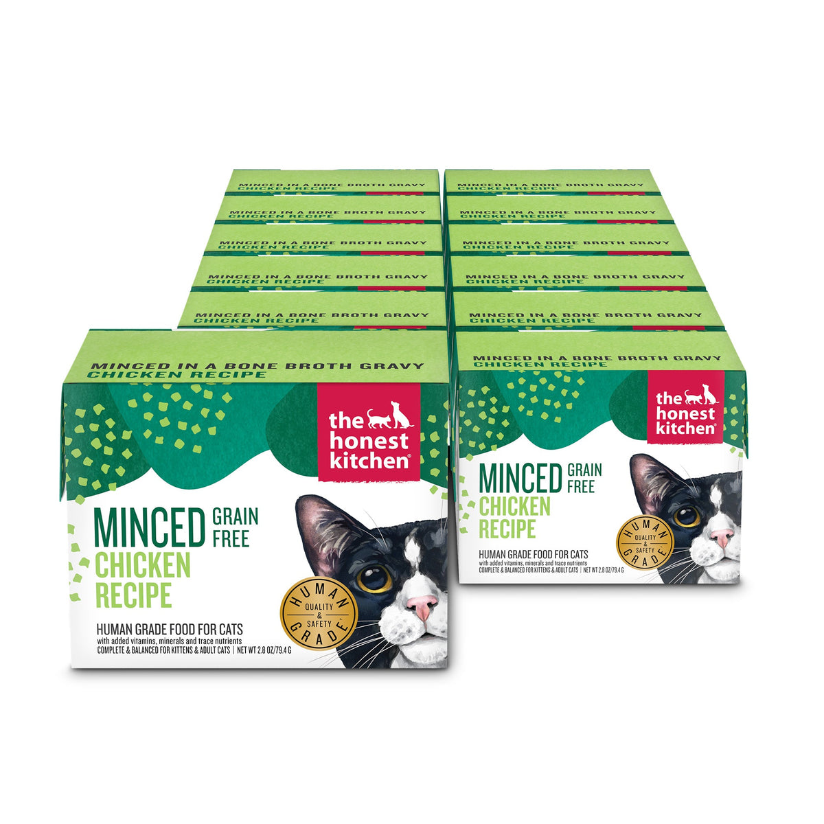 The Honest Kitchen Minced Chicken in Bone Broth Gravy Wet Cat Food