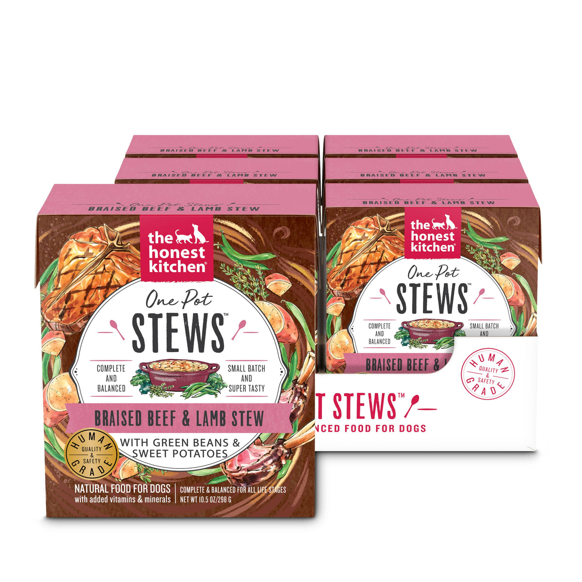 The Honest Kitchen Braised Beef & Lamb One Pot Stew Wet Dog Food