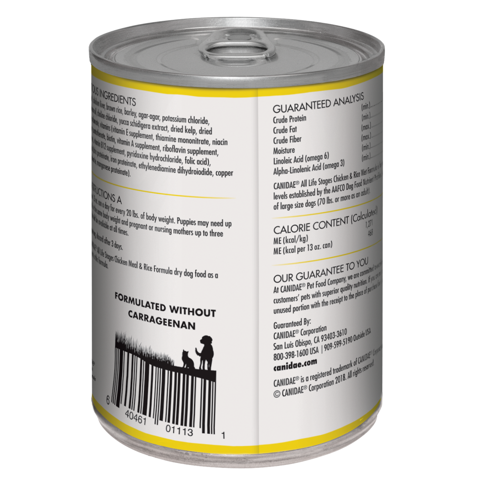 Canidae All Life Stages Chicken and Rice Canned Dog Food