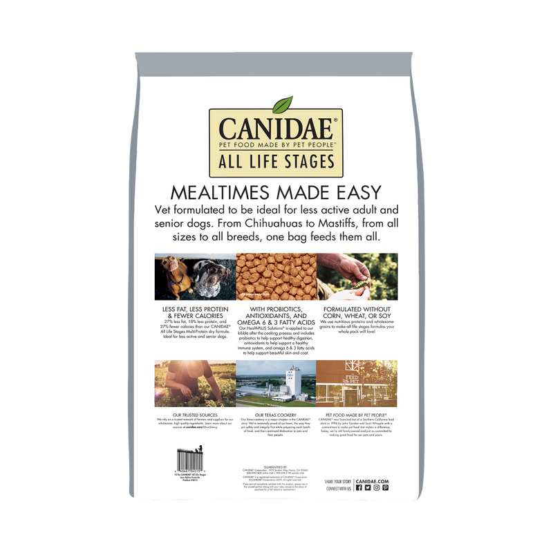 Canidae Platinum Formula for Less Active & Senior Dogs Dry Dog Food