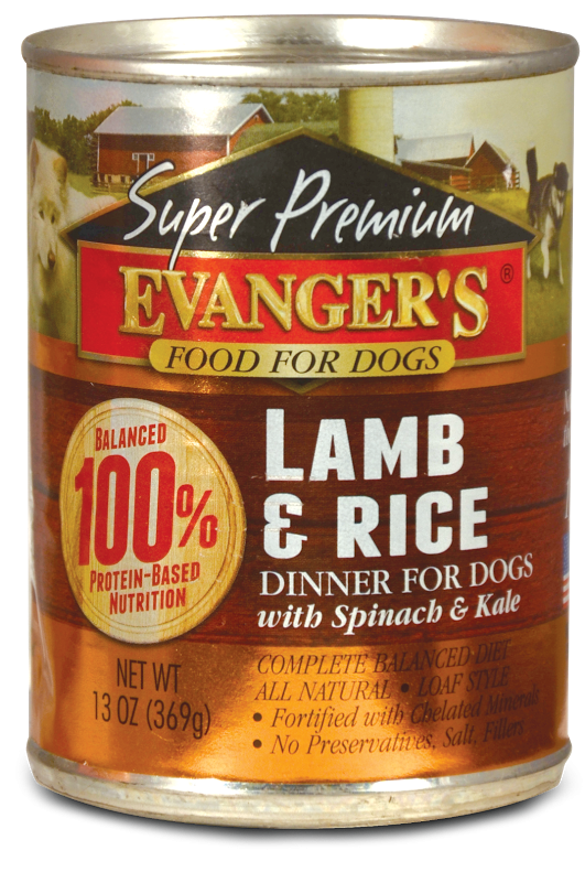 Evangers Super Premium Lamb and Rice Canned Dog Food
