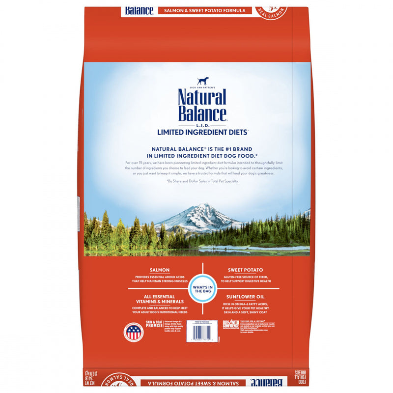 Natural Balance L.I.D. Limited Ingredient Diets Sweet Potato & Fish Adult Dry Dog Food
