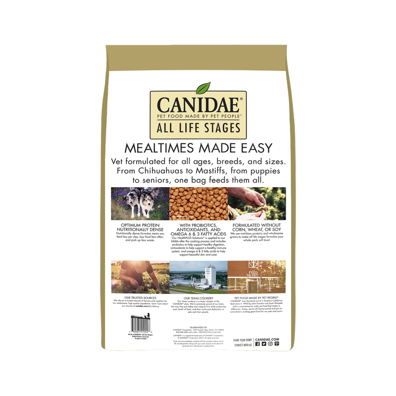 Canidae All Life Stages Chicken, Turkey, Lamb & Fish Meals Recipe Dry Dog Food
