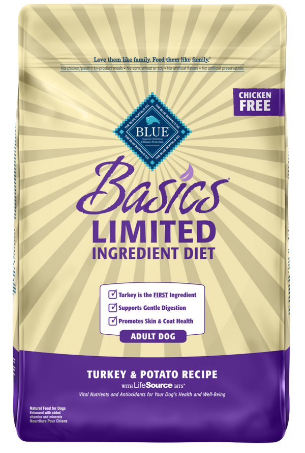 Blue Buffalo Basics Adult Turkey & Potato Recipe Dry Dog Food