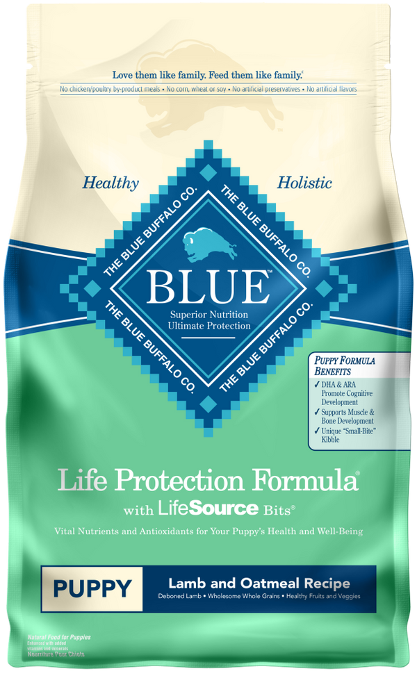 Blue Buffalo Life Protection Natural Lamb & Oatmeal Recipe Puppy Dry Dog Food