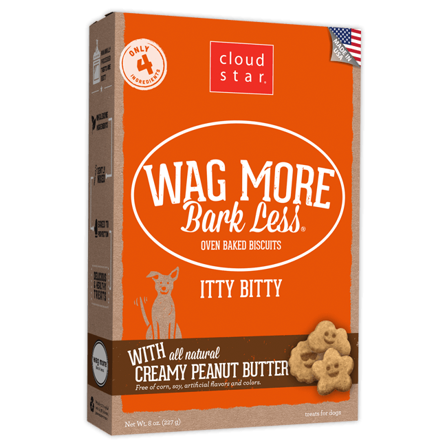 Cloud Star Itty Bitty Buddy Biscuits Peanut Butter Dog Treats