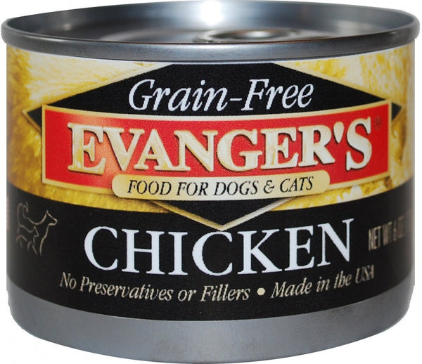 Evangers Grain Free Chicken Canned Dog and Cat Food