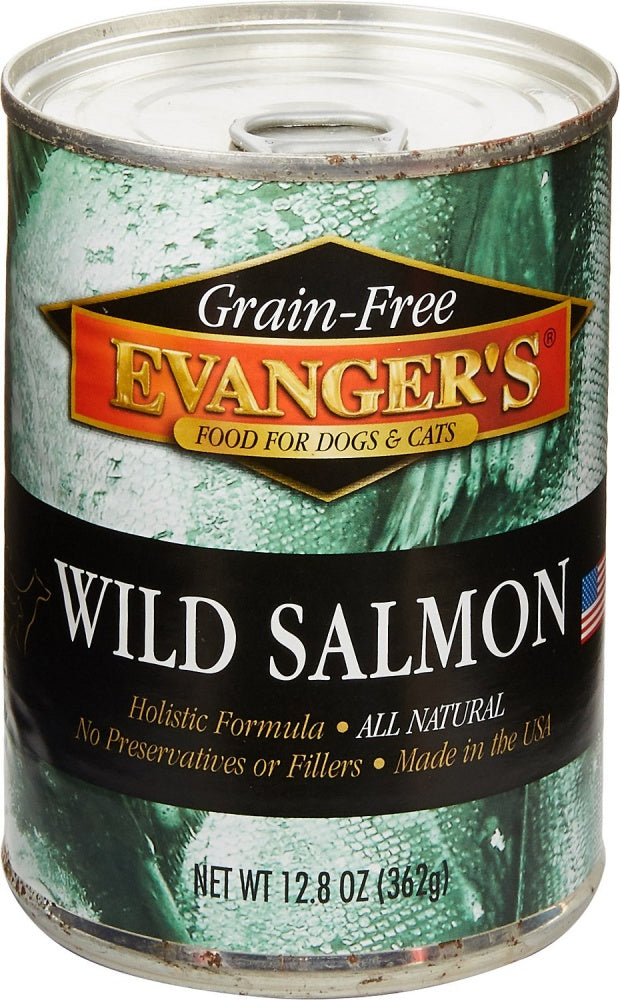 Evangers Grain Free Wild Salmon Canned Cat and Dog Food