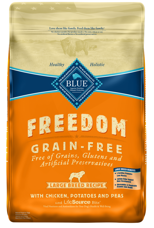 Blue Buffalo Freedom Grain Free Chicken Recipe Large Breed Adult Dry Dog Food