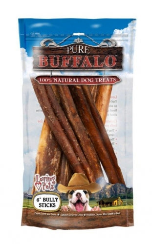 Pure Buffalo Bully Sticks Dog Treats