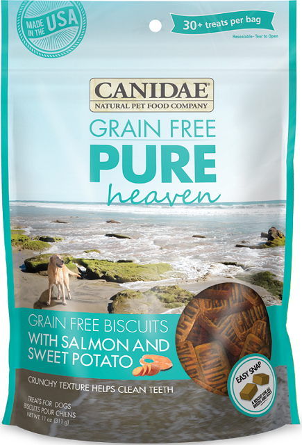 Canidae Grain Free PURE Heaven Biscuits with Salmon and Sweet Potato Dog Treats